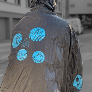 Poncho de pluie pour cycliste