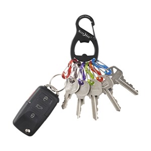 Porte-clés 6 mousquetons