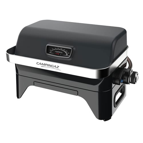 Barbecue à Gaz Portable BBQJungs - Table Compacte Camping Jardin Balcon 3,4kW Grilles Fonte