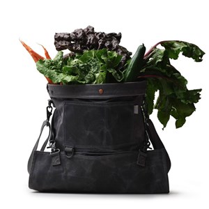 Sac de jardinage en toile cirée Gris