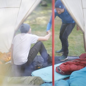 Matelas autogonflant  Bleu