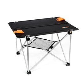 Table de camping pliable solaire 30W