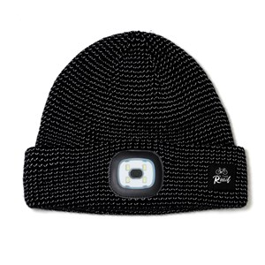 Bonnet réfléchissant avec lampe frontale