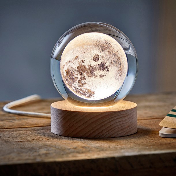 Nature & Découvertes - Globe cristal lumineux plein lune