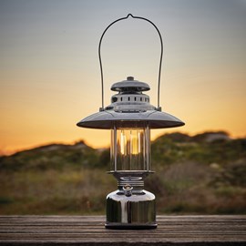 Grande lanterne rechargeable en métal