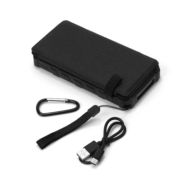Batterie Solaire 32 000 MAh - Charge Rapide, Sans Fil - 3 Sorties USB + LED - Pour Téléphone, Camping - Sunowl - 2
