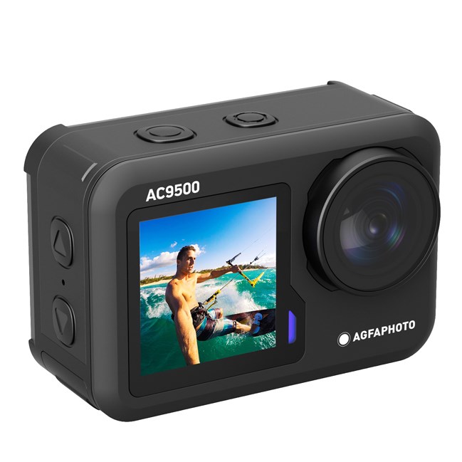 AGFA PHOTO - Caméra de sport étanche 2 écrans 4K