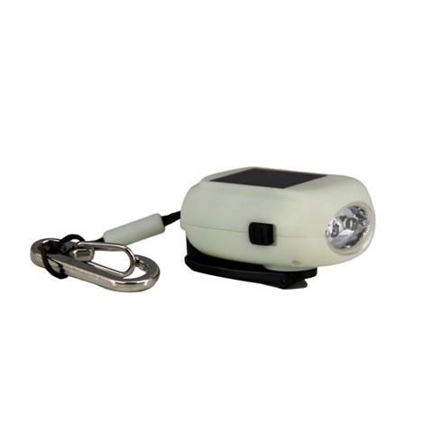 1 mini lampe torche à énergie solaire 3 LED porte-clés lampe de poche portable pour l'extérieur lumière d'urgence