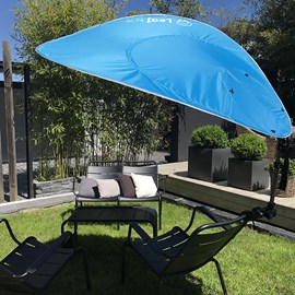 Parasol voile d'ombrage nomade