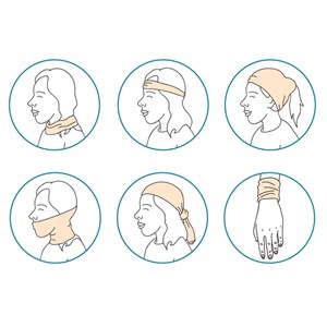 Tour de cou anti-UV rafraîchissant