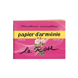 Papier d'Arménie à la rose