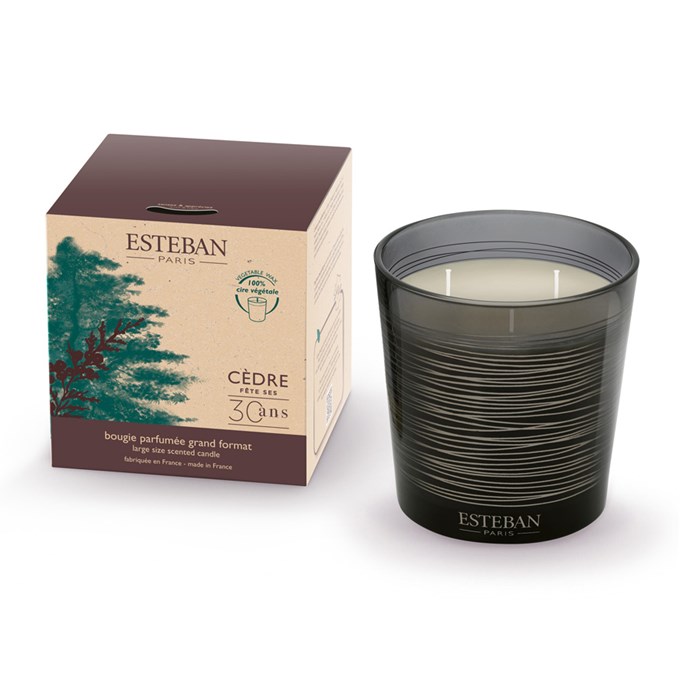 Bougie parfumée - Bois de cèdre & orange épicée - Home - 180 g
