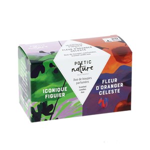 Coffret bougies Figue et Oranger