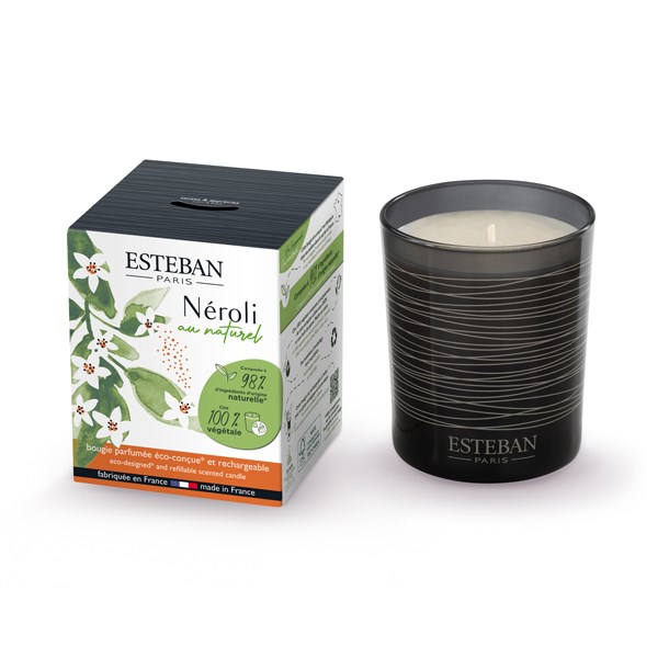 Esteban - Bougie parfumée Néroli naturel