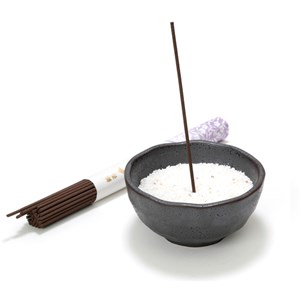 Coupelle porte-encens sable de marbre