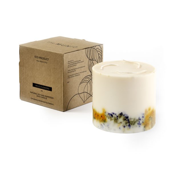 Bougie parfumée fleurs sauvages