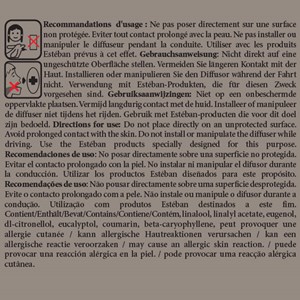 2 recharges pour pochette parfumée Cèdre