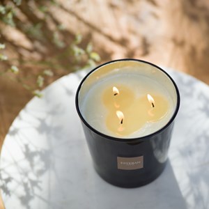 Grande bougie parfumée Pur lin naturel