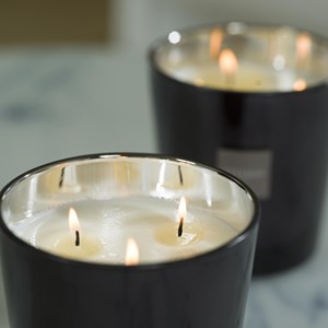 Grande bougie parfumée Pur lin naturel