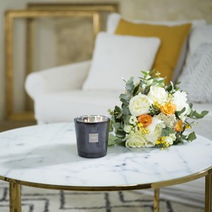 Grande bougie parfumée Pur lin naturel