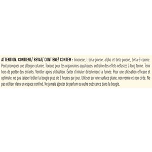 Grande bougie Sapin Blanc naturel