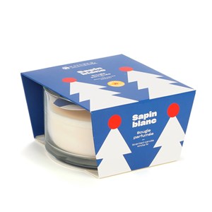 Grande bougie Sapin Blanc naturel