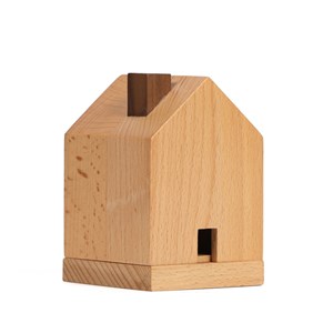 Porte encens maison en bois