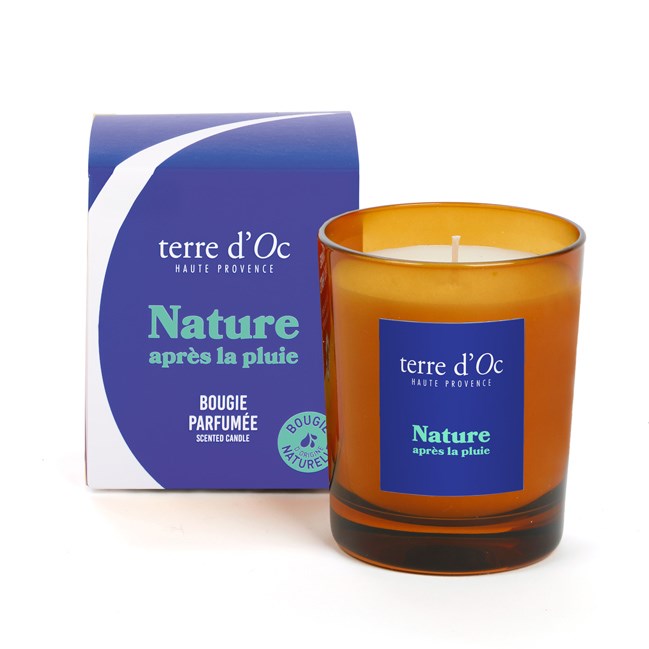 Bougie parfumée Nature après pluie