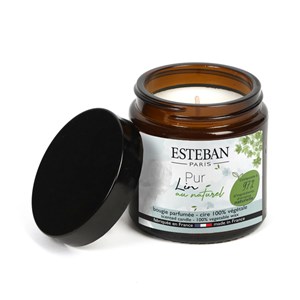Bougie parfumée pur lin naturel