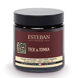 Bougie parfumée teck & tonka