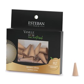Cônes d'encens Vanille d'Or