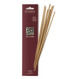 Bâtonnets d'encens Teck & Tonka