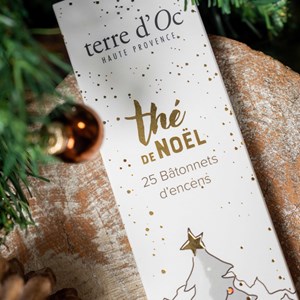 Thé de Noël 25 bâtonnets d'encens parfumés terre d'Oc