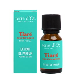 Tiaré sous les alizées concentré de parfum monoï frangipanier 15 ml terre d'Oc