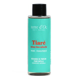 Tiaré sous les alizées recharge Capilla monoï frangipanier 150 ml terre d'Oc