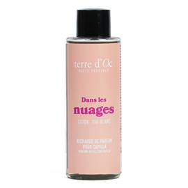Dans les nuages recharge Capilla parfumé coton thé blanc 150 ml terre d'Oc