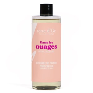 Dans les nuages recharge Capilla parfumé coton et thé blanc 400 ml terre d'Oc