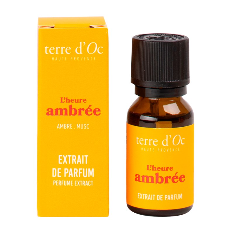 L'Heure ambrée concentré de parfum vanille épices 15 ml terre d'Oc