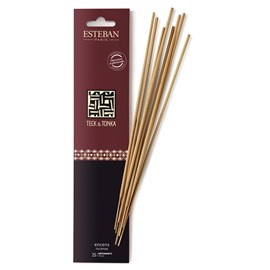 25 bâtonnets d'encens artisanaux Teck & Tonka Esteban