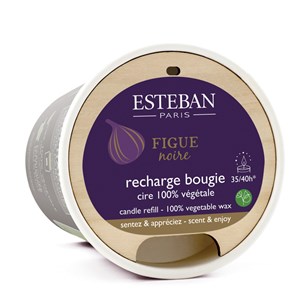Recharge pour bougie parfumée Figue noire 180 g Esteban