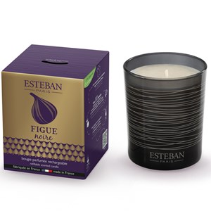 Bougie parfumée rechargeable 180 g Figue noire Esteban