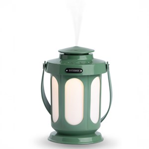 Diffuseur brume de parfum lanterne sans fil vert Esteban