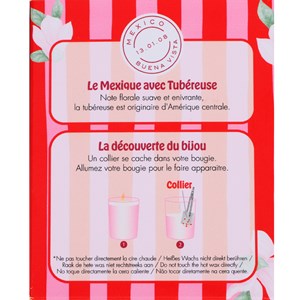 Bougie bijou artisanale senteur tubéreuse Geodosis 180 g