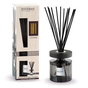 Bouquet parfumé capilla Cèdre rechargeable Esteban 200 ml