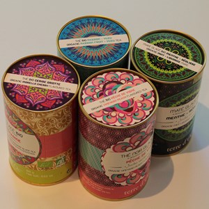 Thé noir glacé bio* pêche de vigne