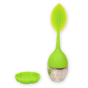Filtre à thé feuille verte