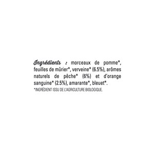 Tisane fruitée bio à la verveine