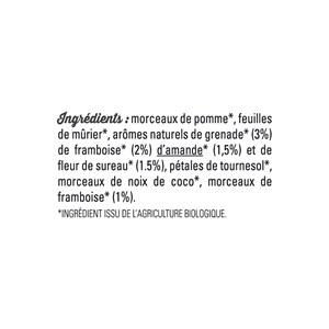 Tisane fruitée bio à la fleur de sureau