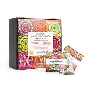 Coffret de 48 mousselines de thés bio