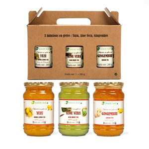Coffret 3 infusions en gelée